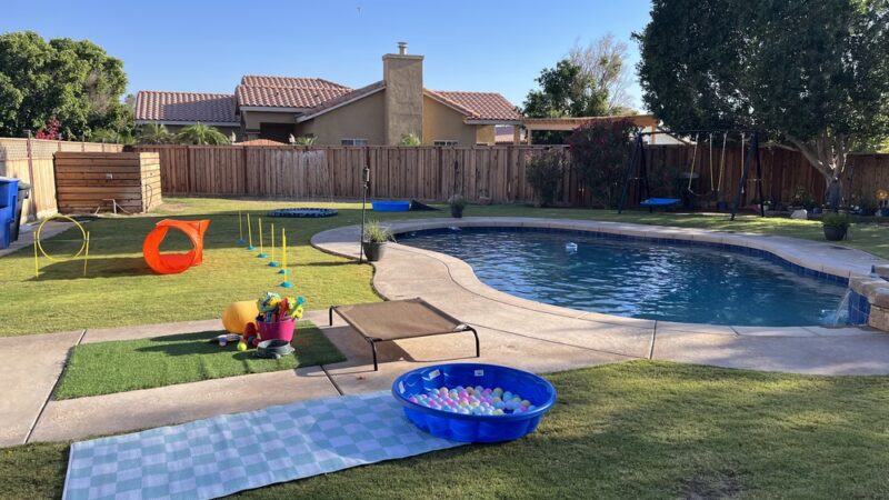 Rooney and Desi’s sniff ‘n’ play yard - Calexico, CA