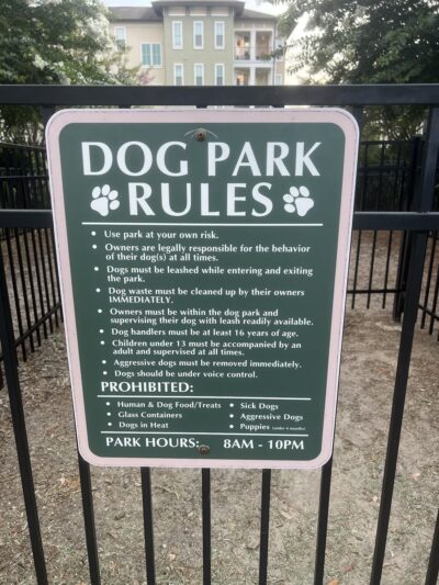 Dog park - Charleston, SC