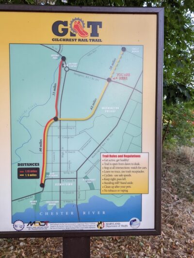 Wayne Gilchrest Trail (Chestertown Rail Trail) - North End - Chestertown, MD