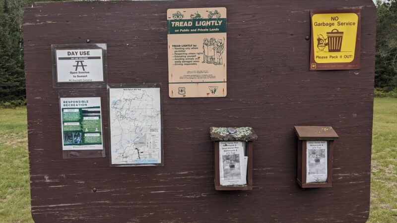 Day Road Motorized Trailhead - Clam Lake, WI