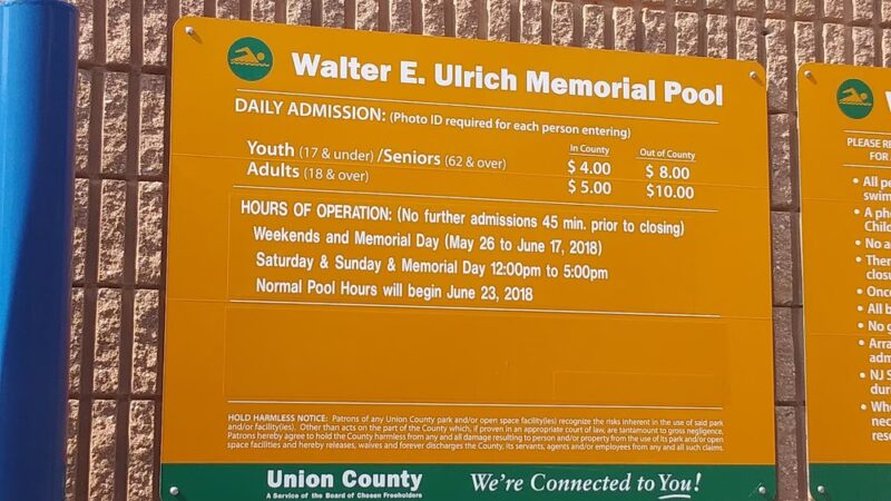 Walter E. Ulrich Memorial Pool - Clark, NJ