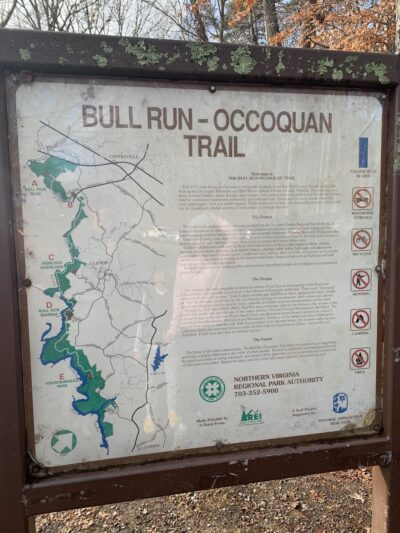 Bull Run-Occoquan Trail Yates Ford Road Trailhead - Clifton, VA