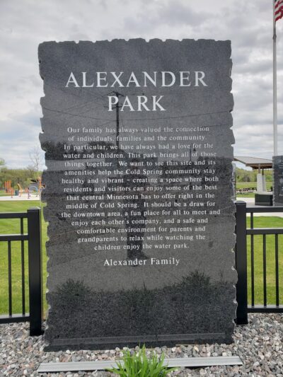 Alexander Park - Cold Spring, MN