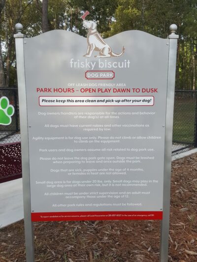 Private Residential Frisky Biscuit Dog Park - Conroe, TX