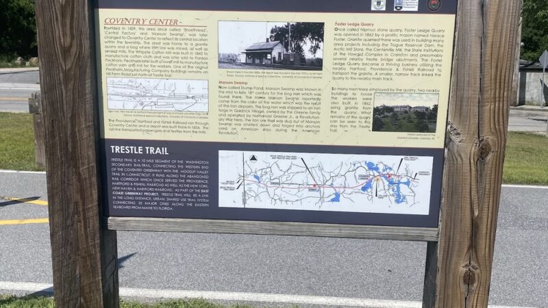 Trestle Trail Greenway Parking - Coventry, RI