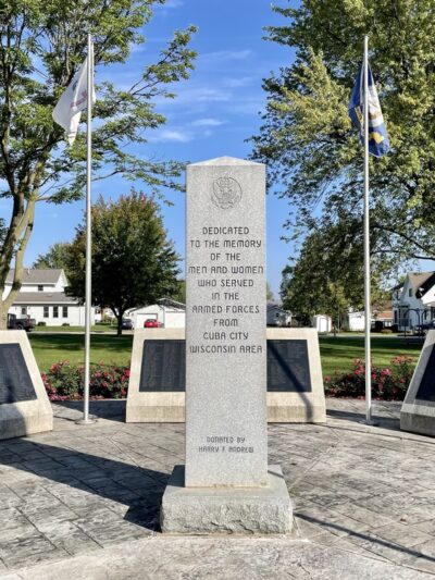 Veterans Memorial Park - Cuba City, WI