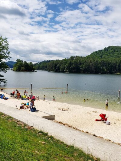 The Pines Recreation Area Glenville dam - Cullowhee, NC