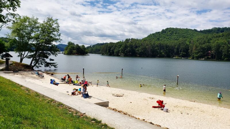 The Pines Recreation Area Glenville dam - Cullowhee, NC