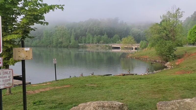 Lake Zwerner Trail and Pulloff - Dahlonega, GA