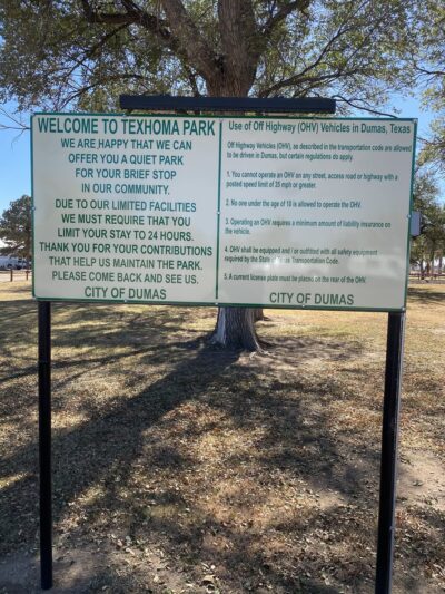 Texhoma Park - Dumas, TX
