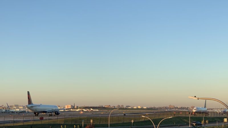 Airplane Viewing At LaGuardia Airport - East Elmhurst, NY