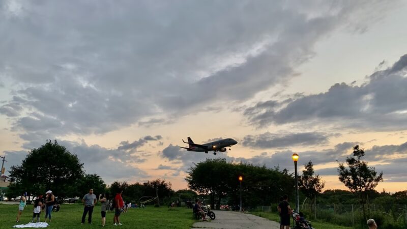 Airplane Viewing At LaGuardia Airport - East Elmhurst, NY