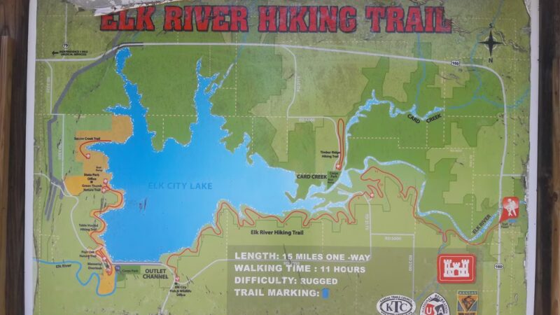 Elk River Hiking Trail - Elk City, KS