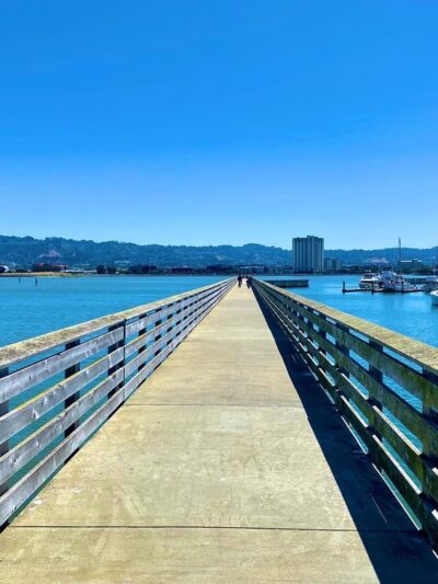 Walking Trail Surrounded by the Water - Emeryville, CA
