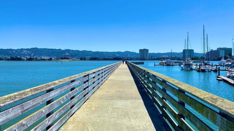 Walking Trail Surrounded by the Water - Emeryville, CA