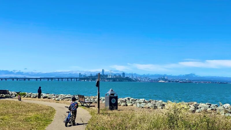 Walking Trail Surrounded by the Water - Emeryville, CA