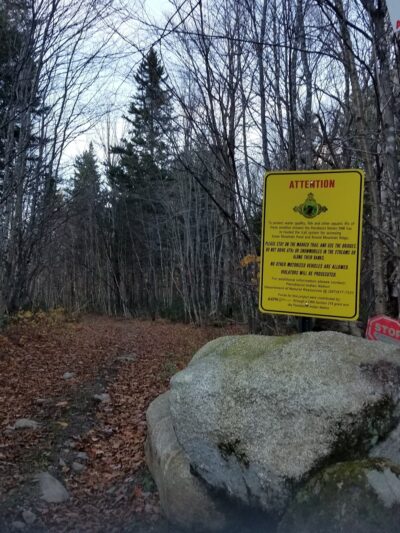 Snow Mountain (Franklin County) parking - Eustis, ME