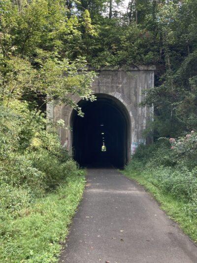 Parking and Trailhead for McTrail Rail-Trail - Fairmont, WV