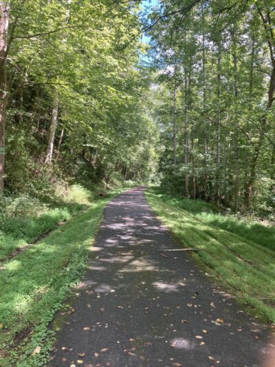Parking and Trailhead for McTrail Rail-Trail - Fairmont, WV