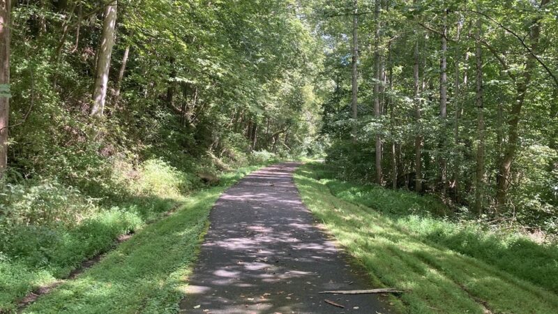 Parking and Trailhead for McTrail Rail-Trail - Fairmont, WV