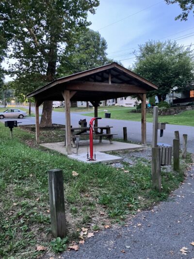 Parking and Trailhead for McTrail Rail-Trail - Fairmont, WV