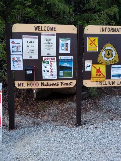 Trillium Lake Dam Parking Lot - Government Camp, OR