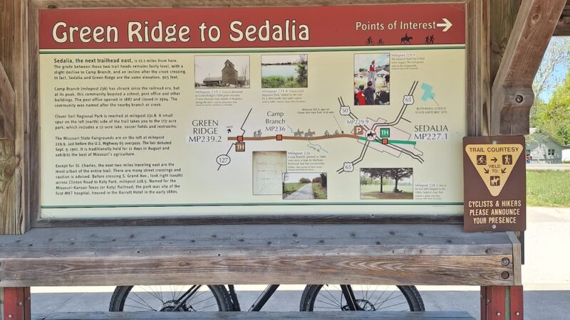 Katy Trail - Green Ridge Trailhead - Green Ridge, MO