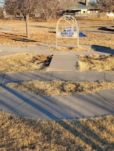 Hanston City park - Hanston, KS