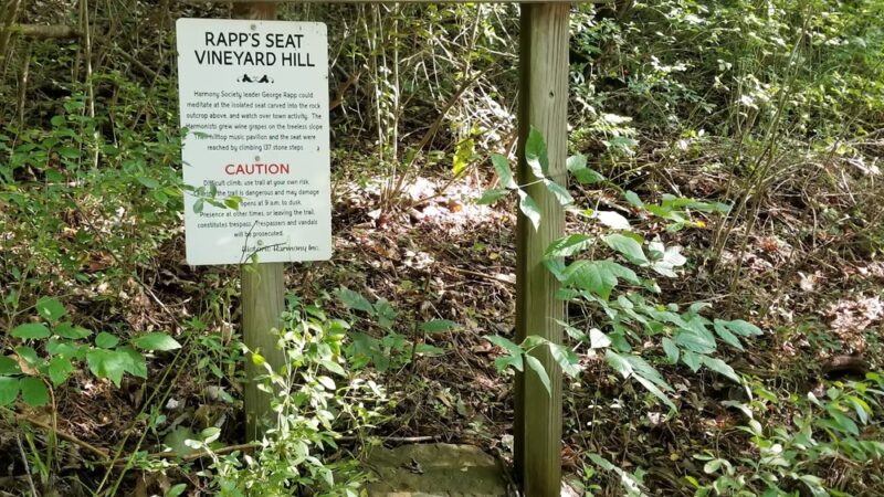 Trail to Rapp's Seat - Harmony, PA