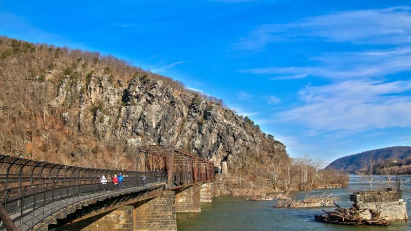 Footbridge to C&O Canal and Maryland Heights - Harpers Ferry, WV
