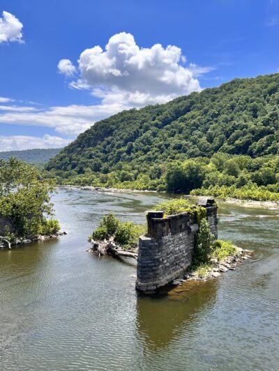 Footbridge to C&O Canal and Maryland Heights - Harpers Ferry, WV