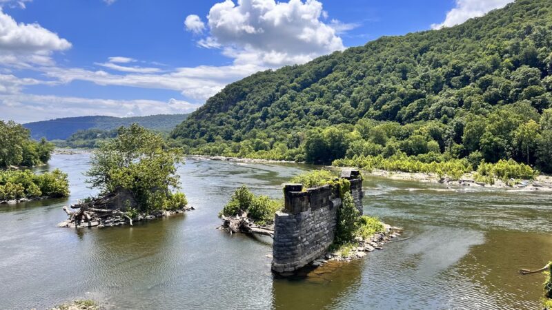 Footbridge to C&O Canal and Maryland Heights - Harpers Ferry, WV