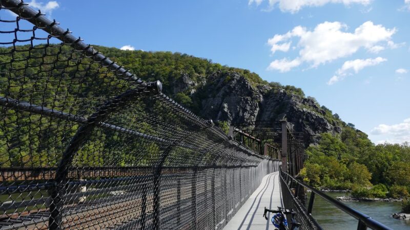 Footbridge to C&O Canal and Maryland Heights - Harpers Ferry, WV