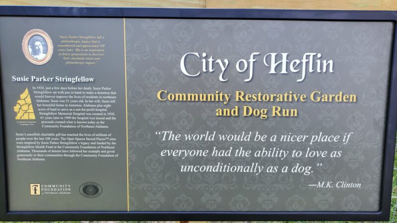 Heflin Community Restorative Garden and Dog Run - Heflin, AL