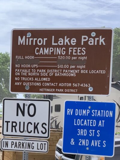 Mirror Lake Park - Hettinger, ND