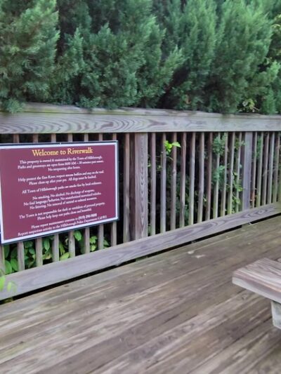 Riverwalk Trail Entrance, Hillsborough, NC - Hillsborough, NC