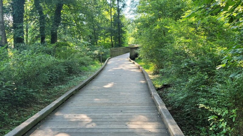 Riverwalk Trail Entrance, Hillsborough, NC - Hillsborough, NC