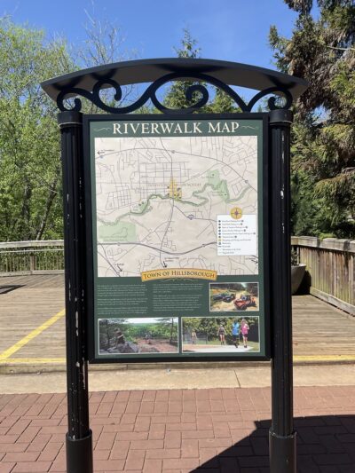 Riverwalk Trail Entrance, Hillsborough, NC - Hillsborough, NC