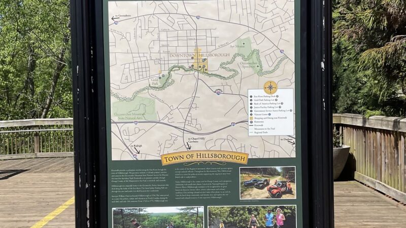 Riverwalk Trail Entrance, Hillsborough, NC - Hillsborough, NC