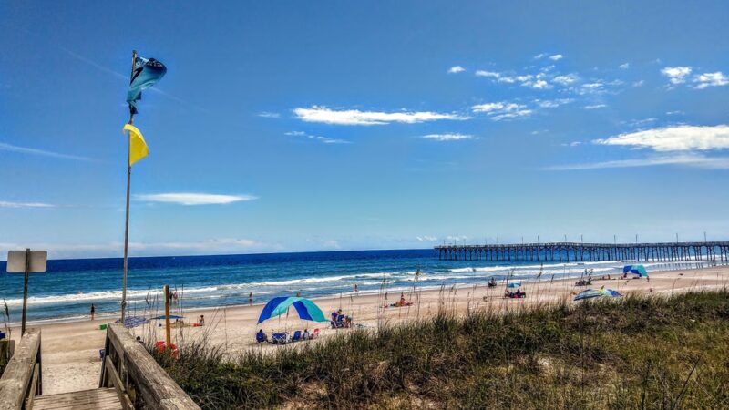 Public Beach Access #0-9 at Davis Ave - Holly Ridge, NC