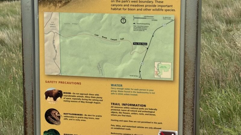 Cold Brook Canyon Trail - Hot Springs, SD