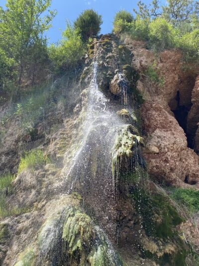 Hot Springs Waterfall - Hot Springs, SD