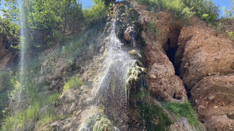 Hot Springs Waterfall - Hot Springs, SD
