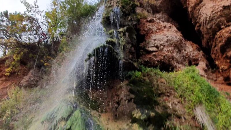 Hot Springs Waterfall - Hot Springs, SD