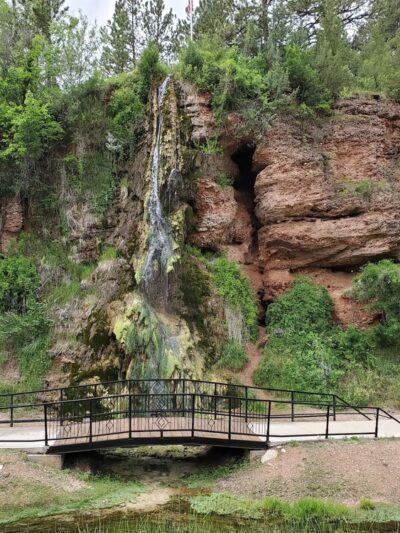Hot Springs Waterfall - Hot Springs, SD