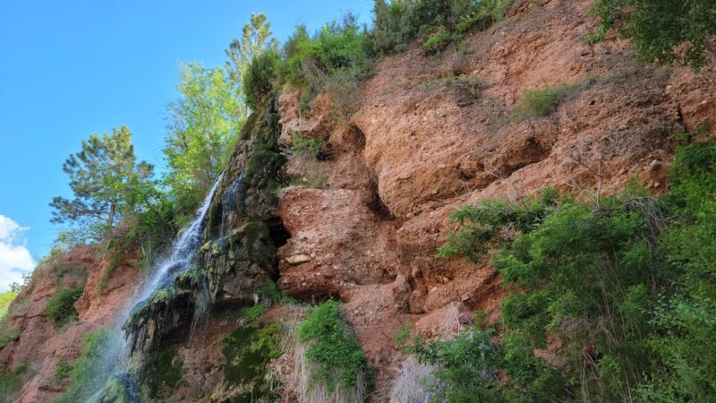 Hot Springs Waterfall - Hot Springs, SD