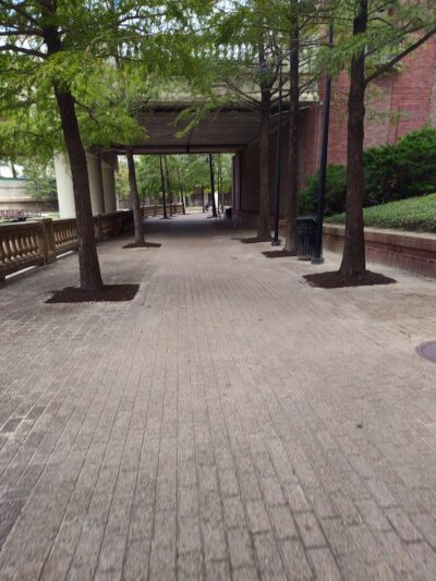 Buffalo Bayou Hike and Bike Trail Downtown - South Bank - Houston, TX
