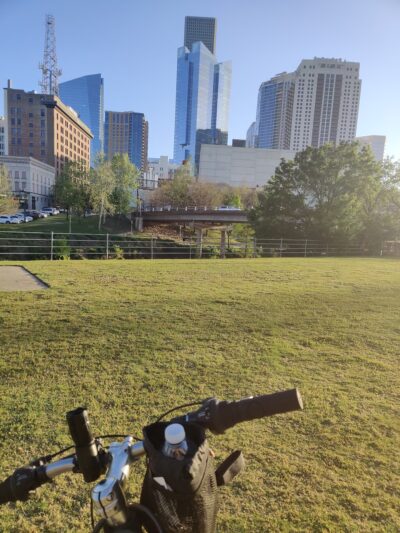 Buffalo Bayou Hike and Bike Trail Downtown - South Bank - Houston, TX