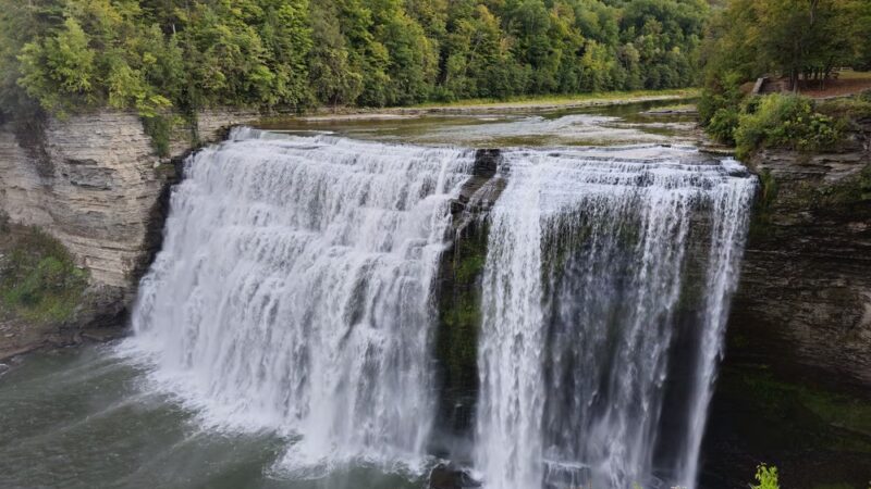 Letchworth State Park Upper Falls - Hunt, NY