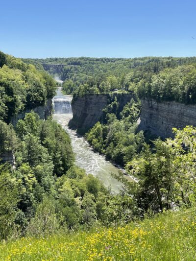 Letchworth State Park Upper Falls - Hunt, NY
